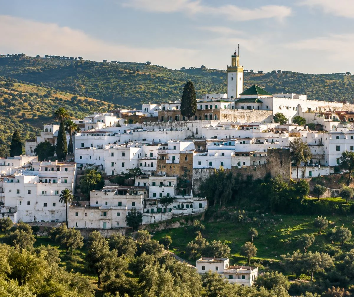 Cittadina collinare di Moulay Idriss Zerhoun